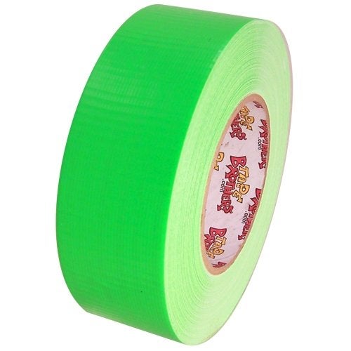 Pro Tapes ProTapes Pro Duct 139 PE-Coated Cloth Fluorescent Specialty Grade Duct Tape, 60 yds Length x 2"" Width, Fluorescent Green (Pack of 1) - Image 3
